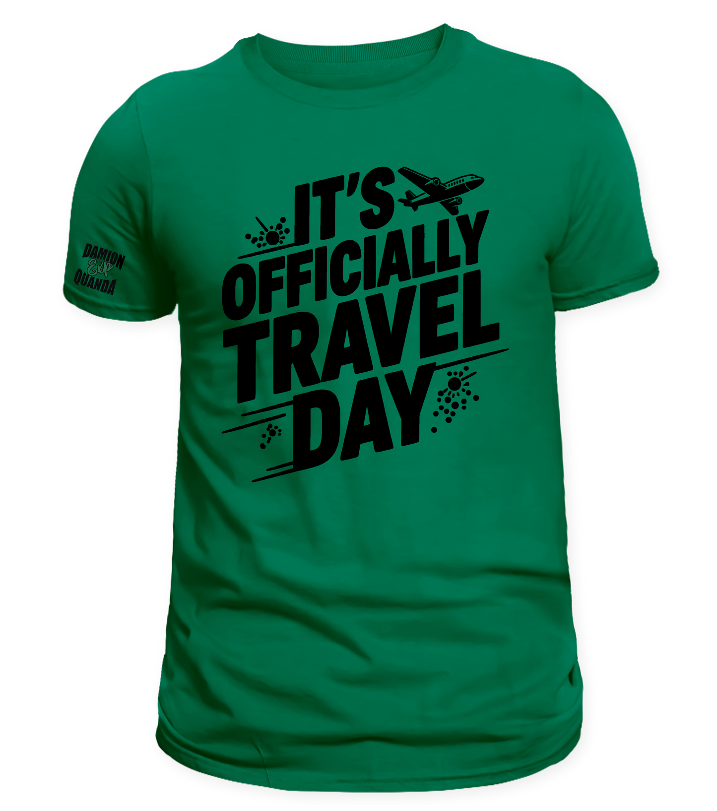 D&Q Exp 'It's Officially Travel Day' Black print