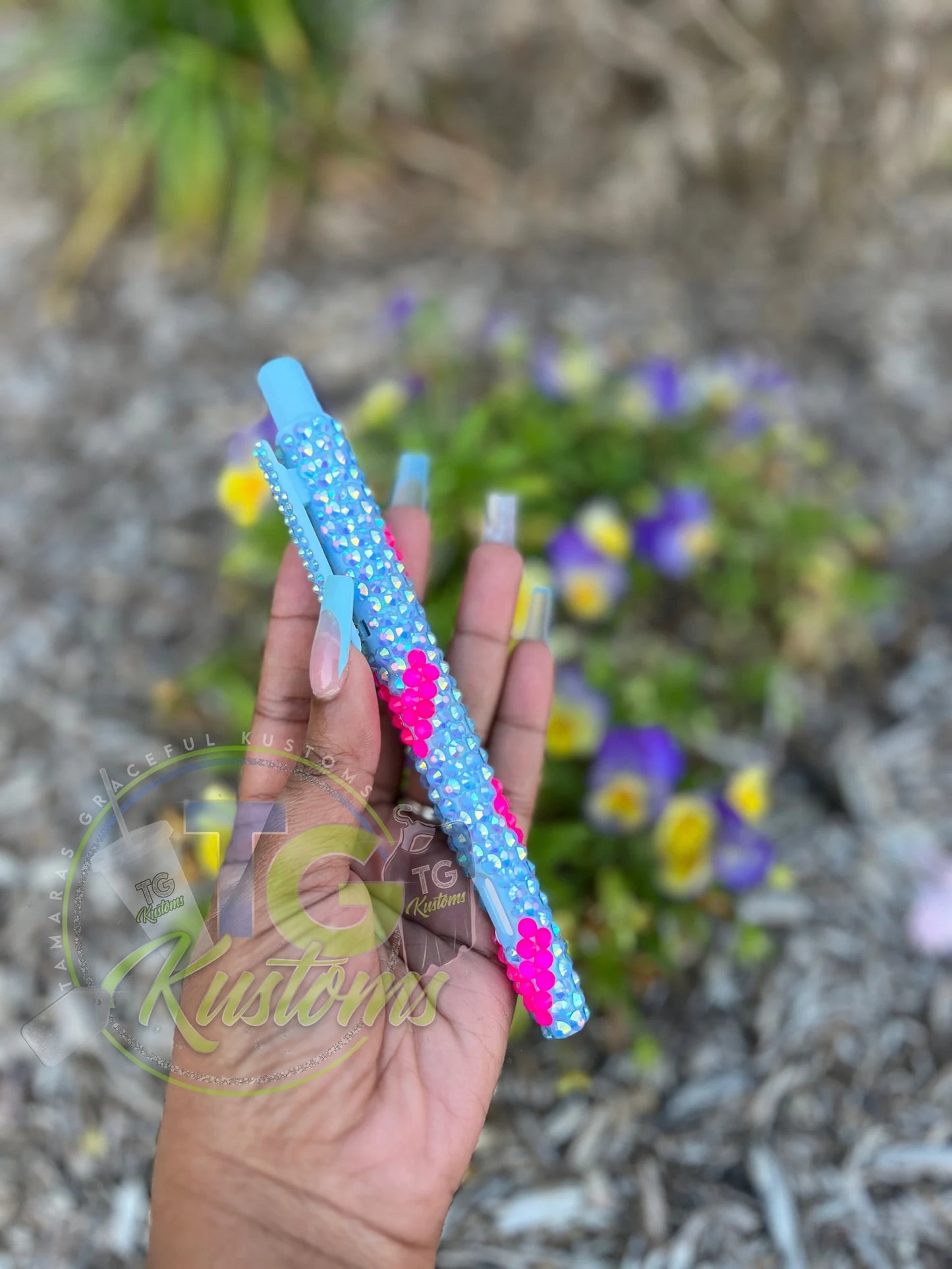 Custom Rhinestone Apple Pencil Holder β Retractable Case for 2nd Gen & Pro