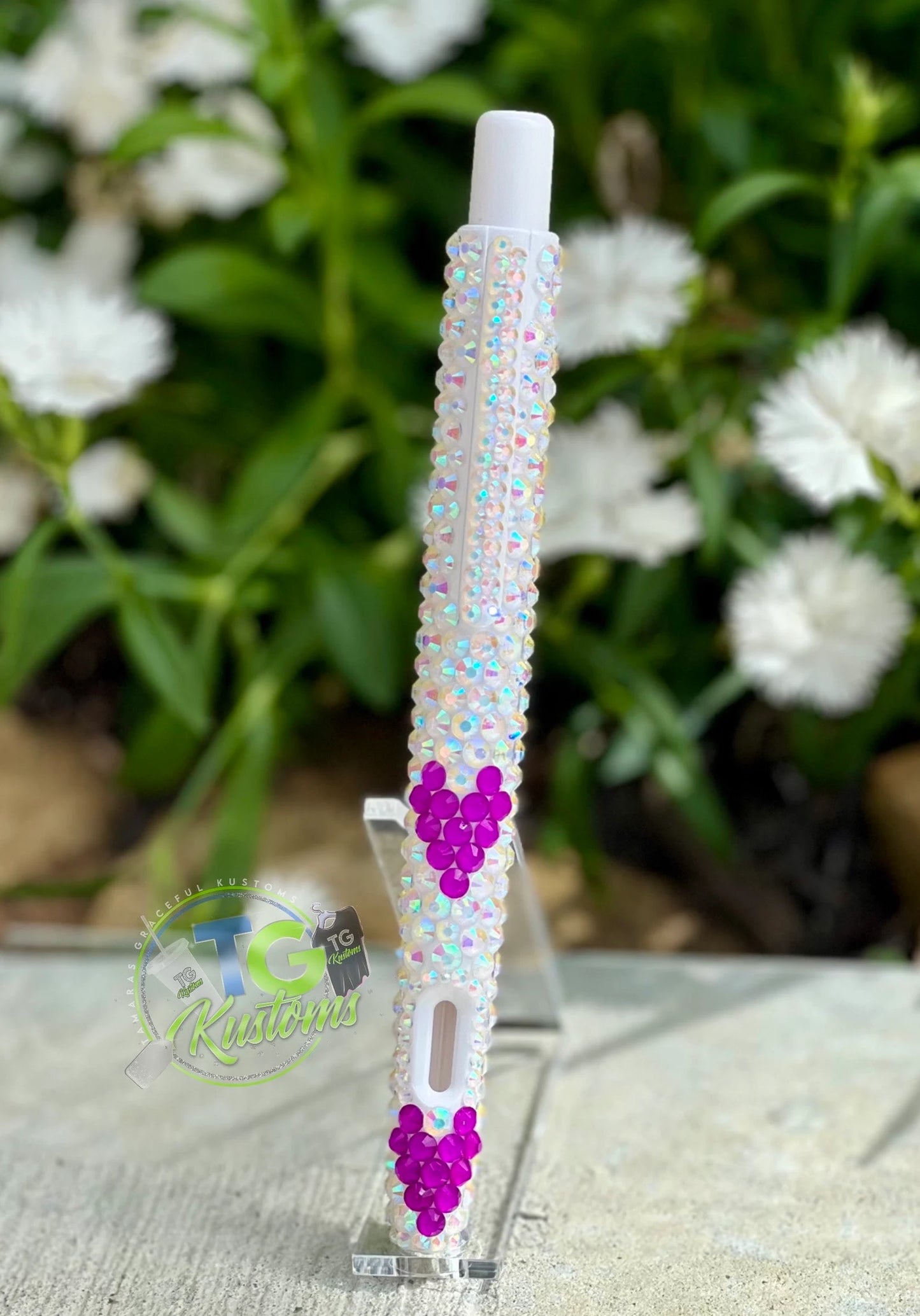 Custom Rhinestone Apple Pencil Holder β Retractable Case for 2nd Gen & Pro