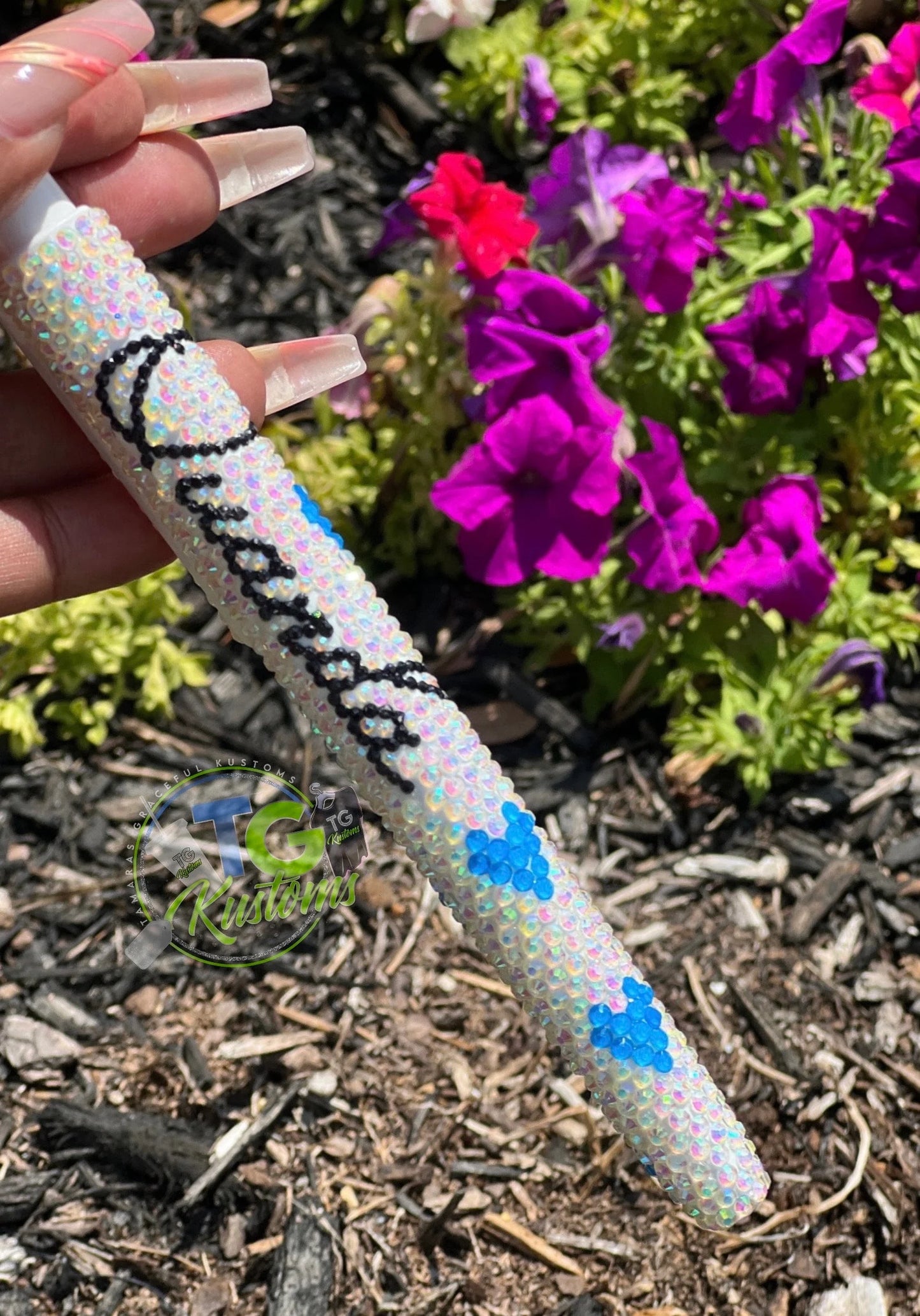 Custom Rhinestone Apple Pencil Holder β Retractable Case for 2nd Gen & Pro
