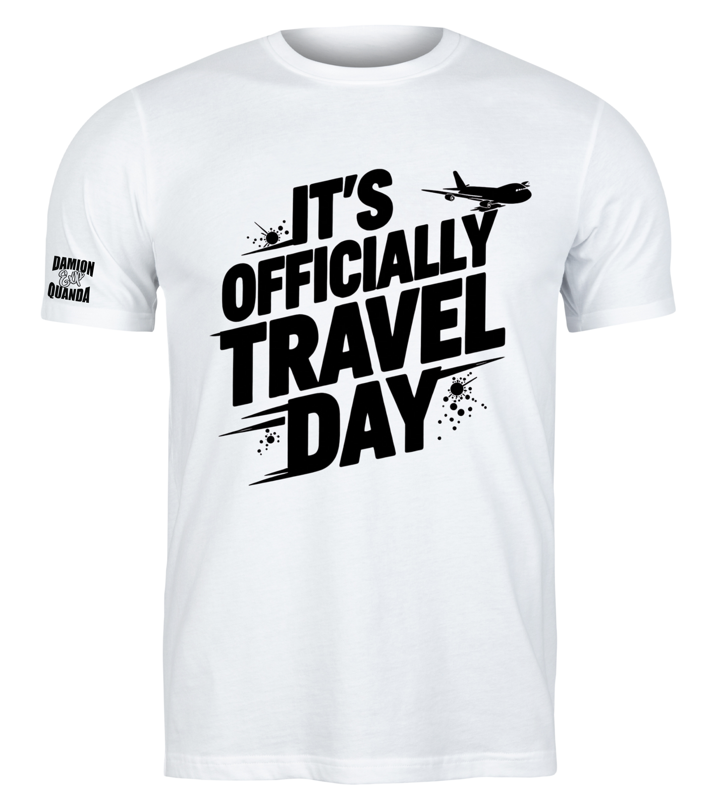 D&Q Exp 'It's Officially Travel Day' Black print