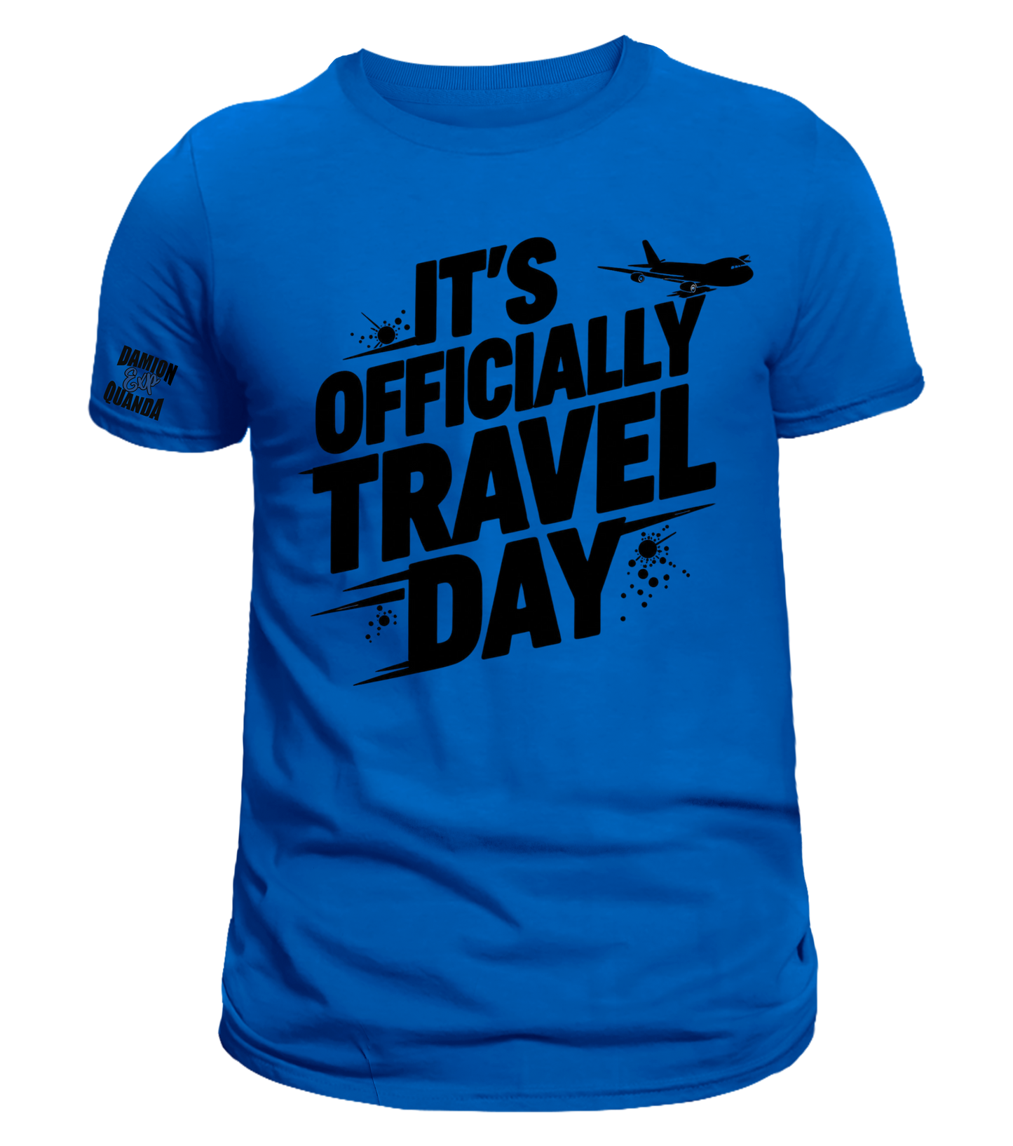 D&Q Exp 'It's Officially Travel Day' Black print