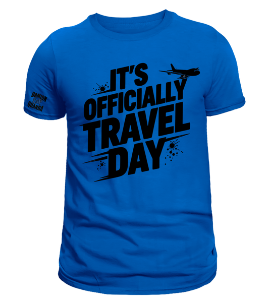 D&Q Exp 'It's Officially Travel Day' Black print