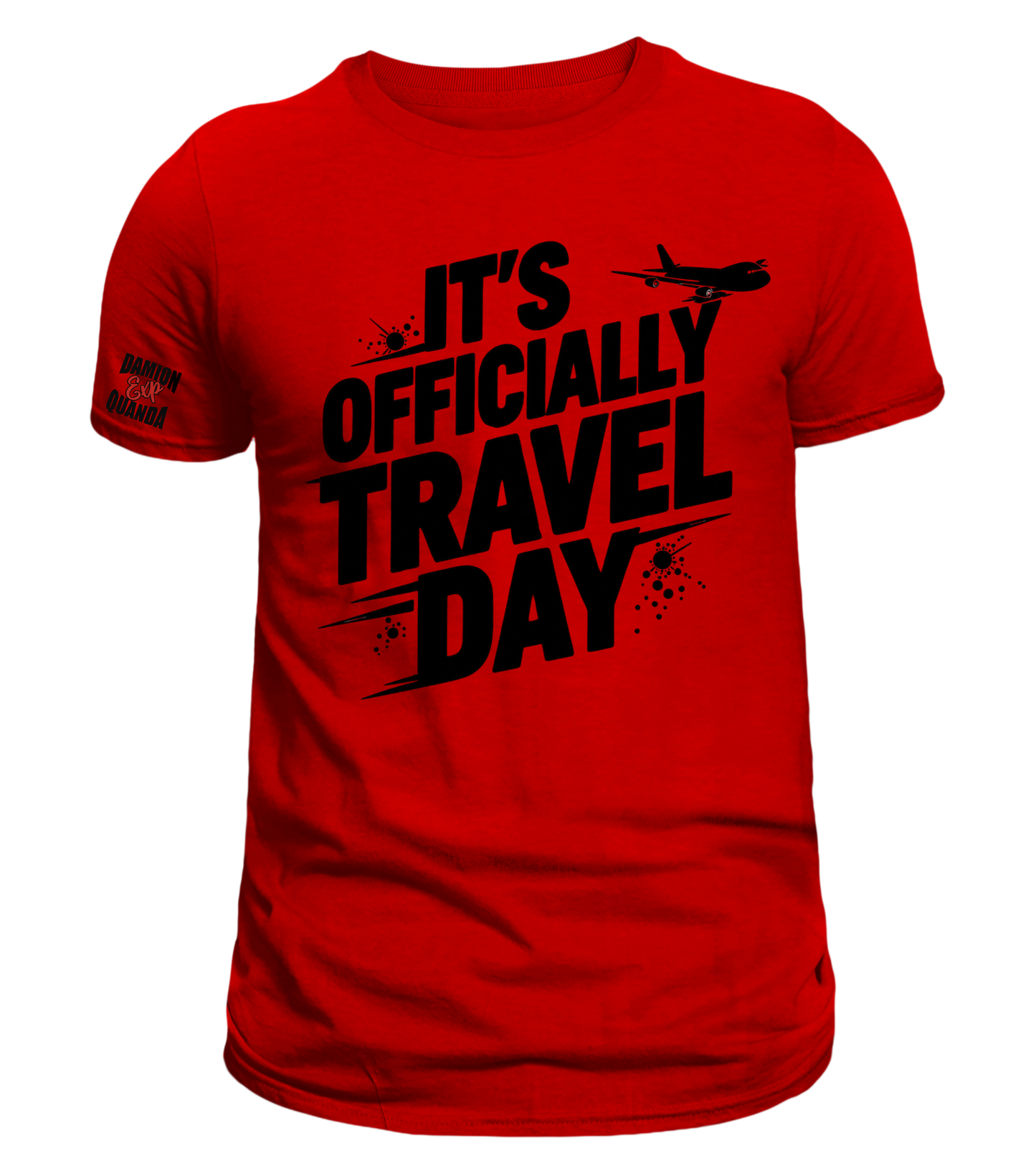 D&Q Exp 'It's Officially Travel Day' Black print