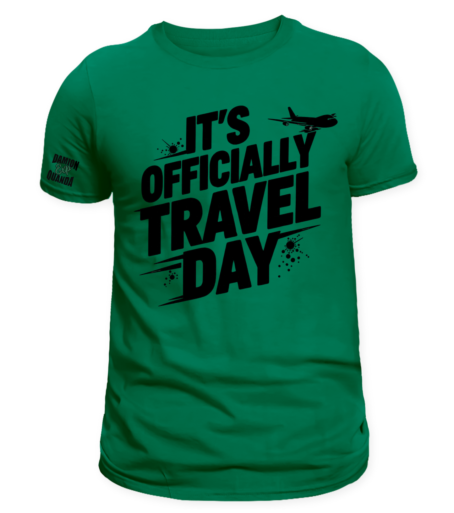 D&Q Exp 'It's Officially Travel Day' Black print