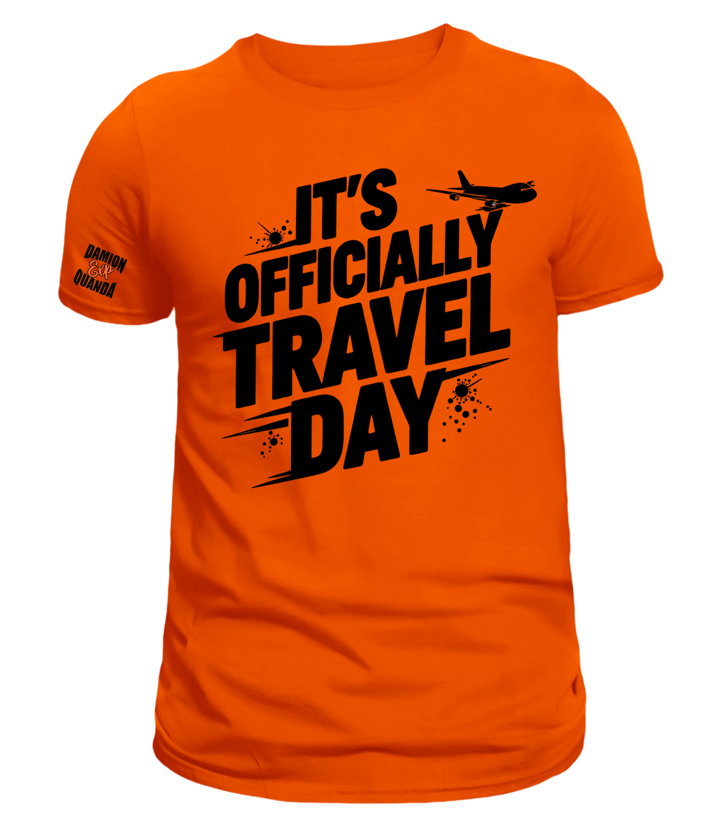D&Q Exp 'It's Officially Travel Day' Black print