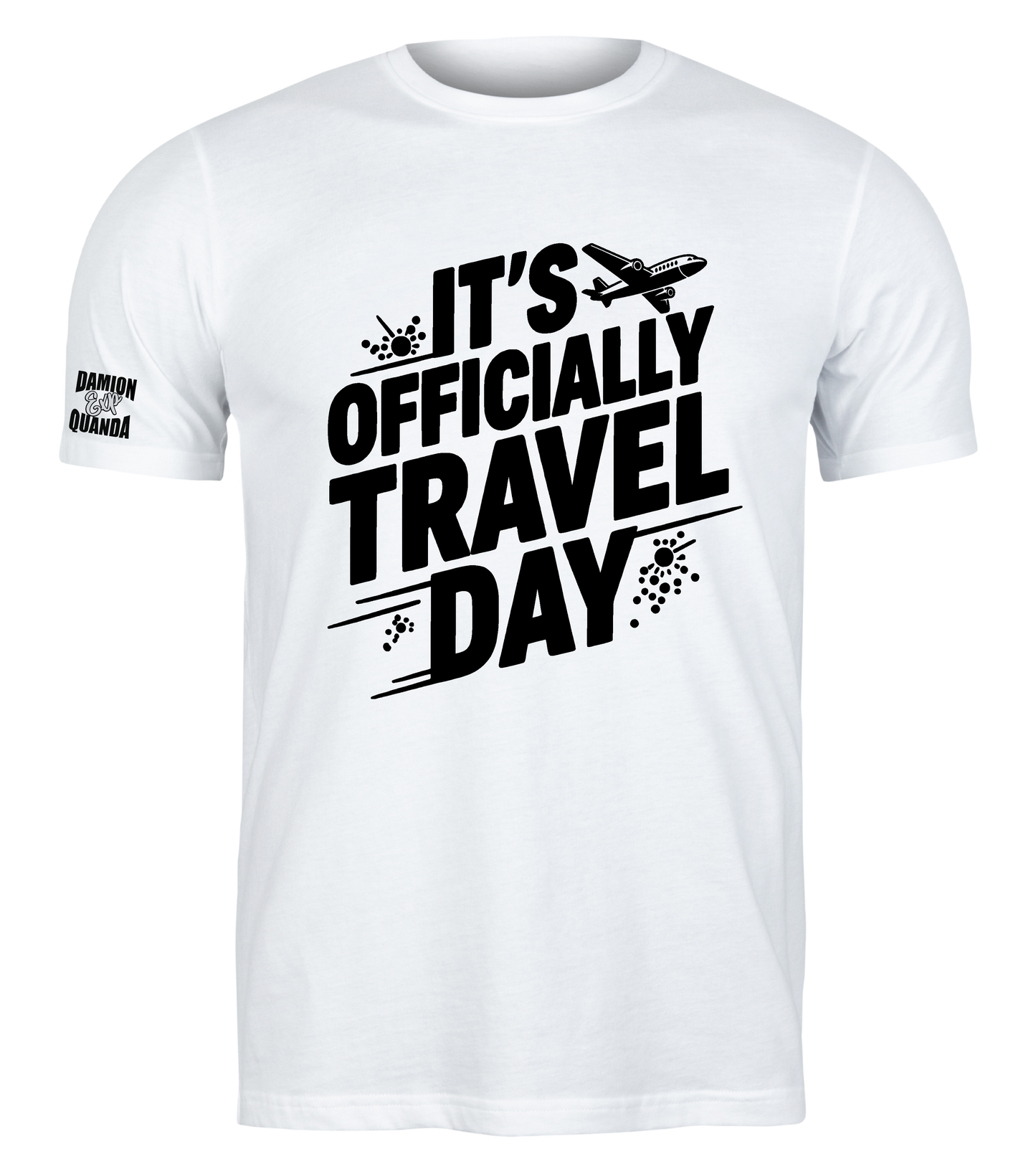 D&Q Exp 'It's Officially Travel Day' Black print