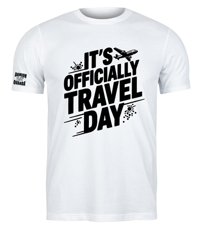 D&Q Exp 'It's Officially Travel Day' Black print