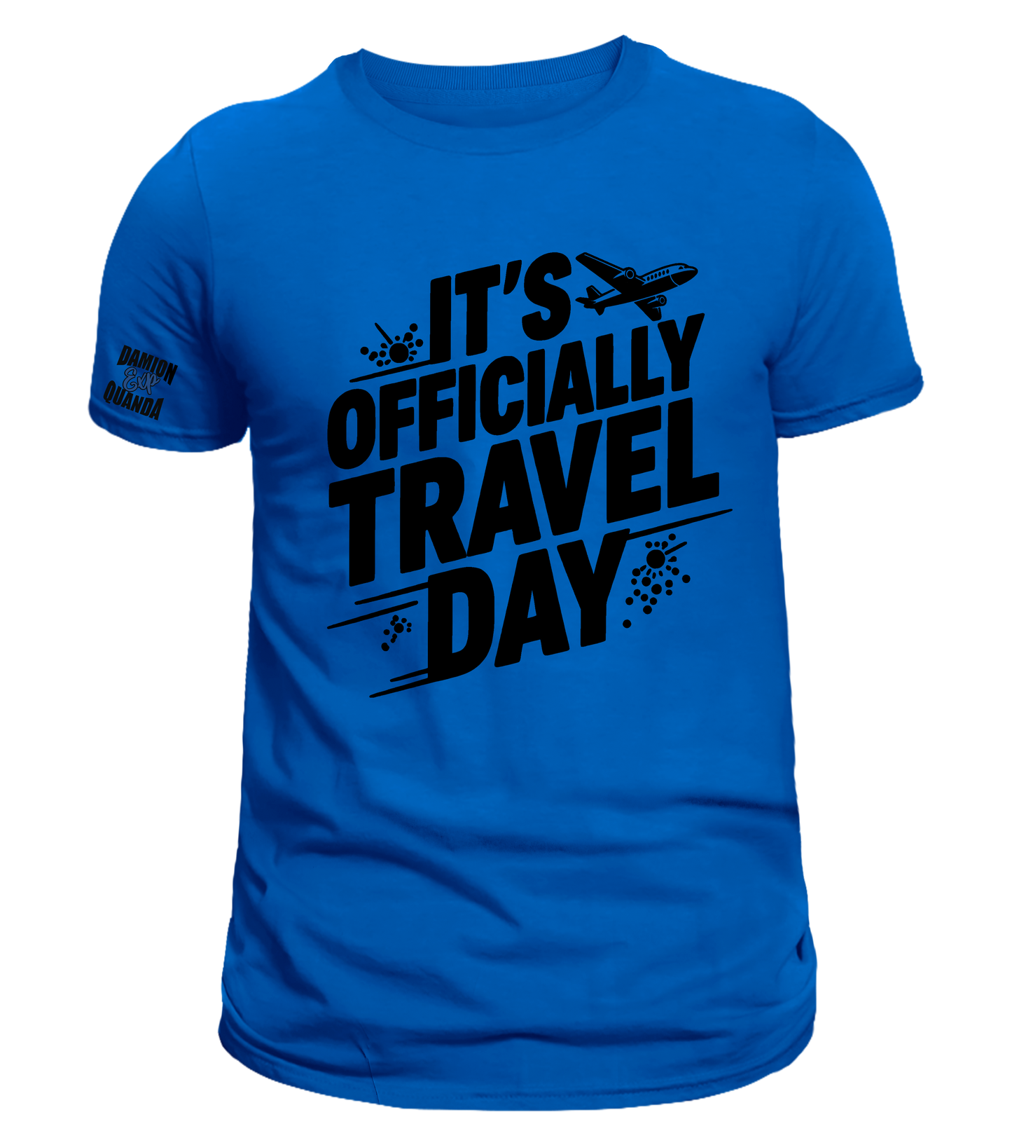 D&Q Exp 'It's Officially Travel Day' Black print