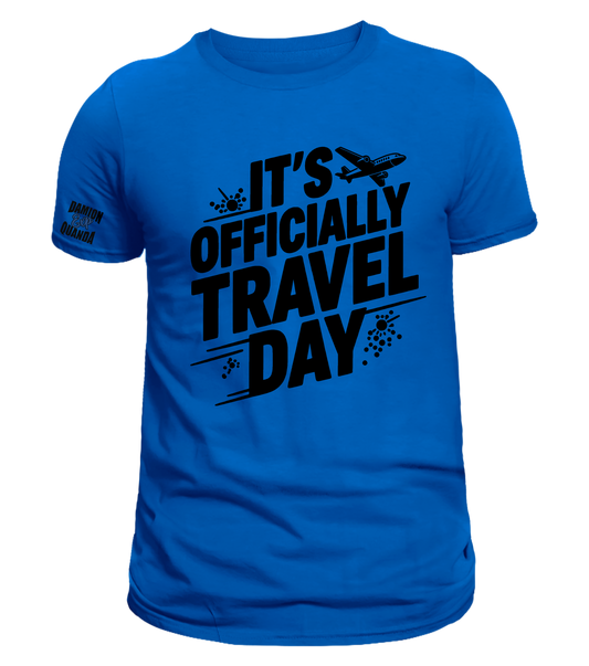 D&Q Exp 'It's Officially Travel Day' Black print
