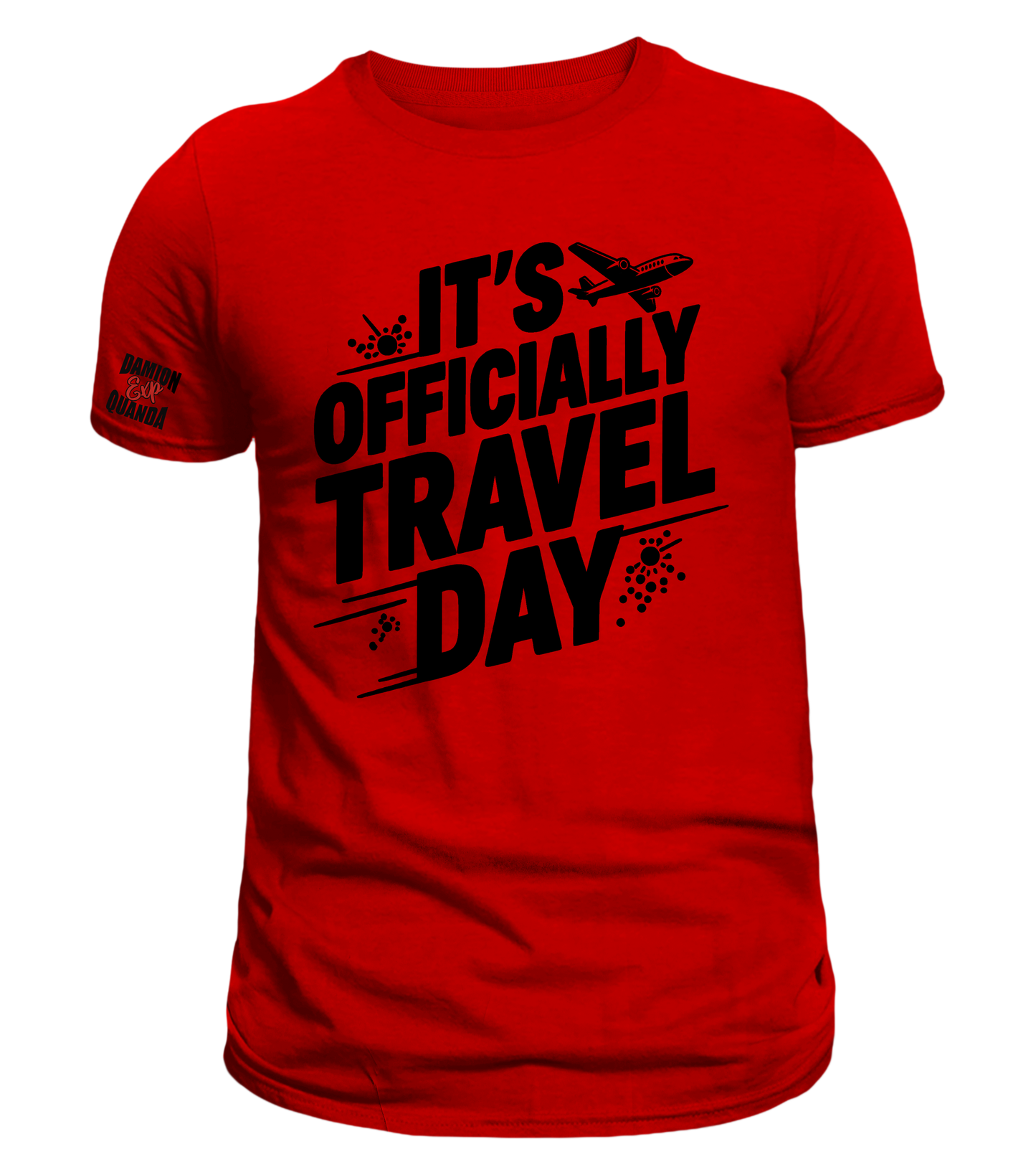D&Q Exp 'It's Officially Travel Day' Black print