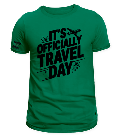 D&Q Exp 'It's Officially Travel Day' Black print