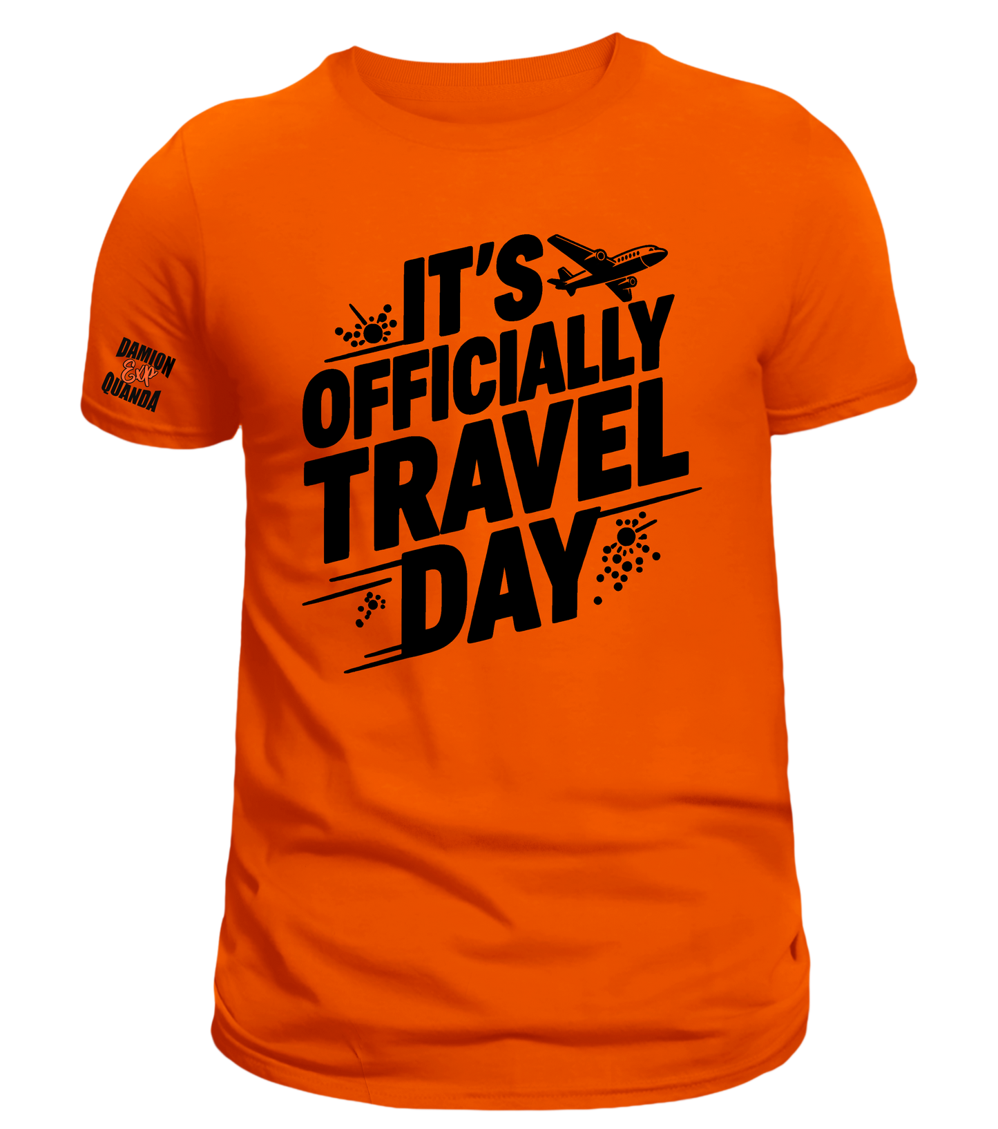 D&Q Exp 'It's Officially Travel Day' Black print