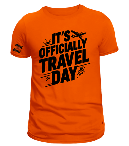 D&Q Exp 'It's Officially Travel Day' Black print