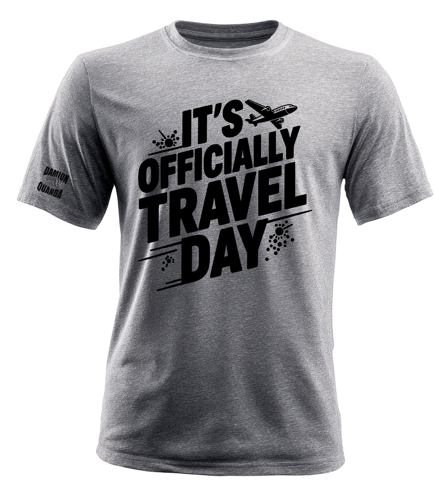 D&Q Exp 'It's Officially Travel Day' Black print