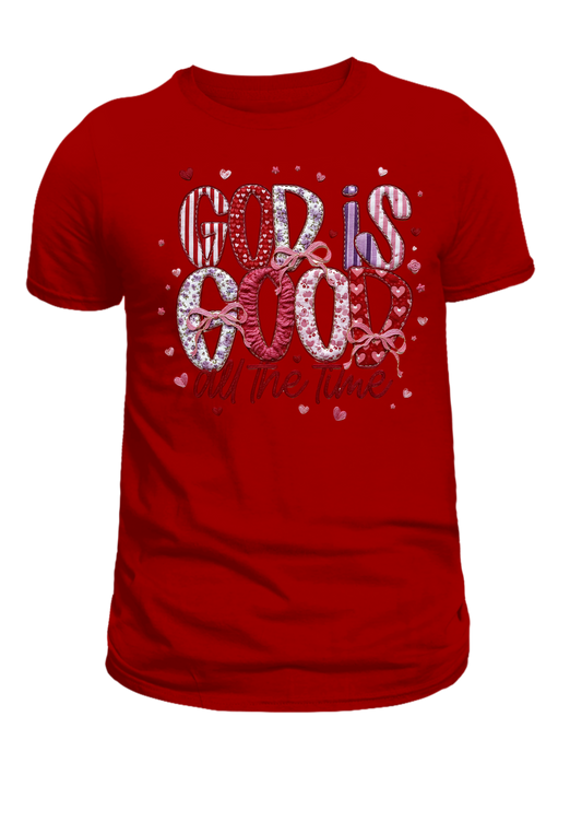 God Is Good Valentine Tee