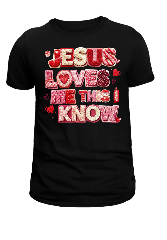 Jesus Loves Me Valentine Tee