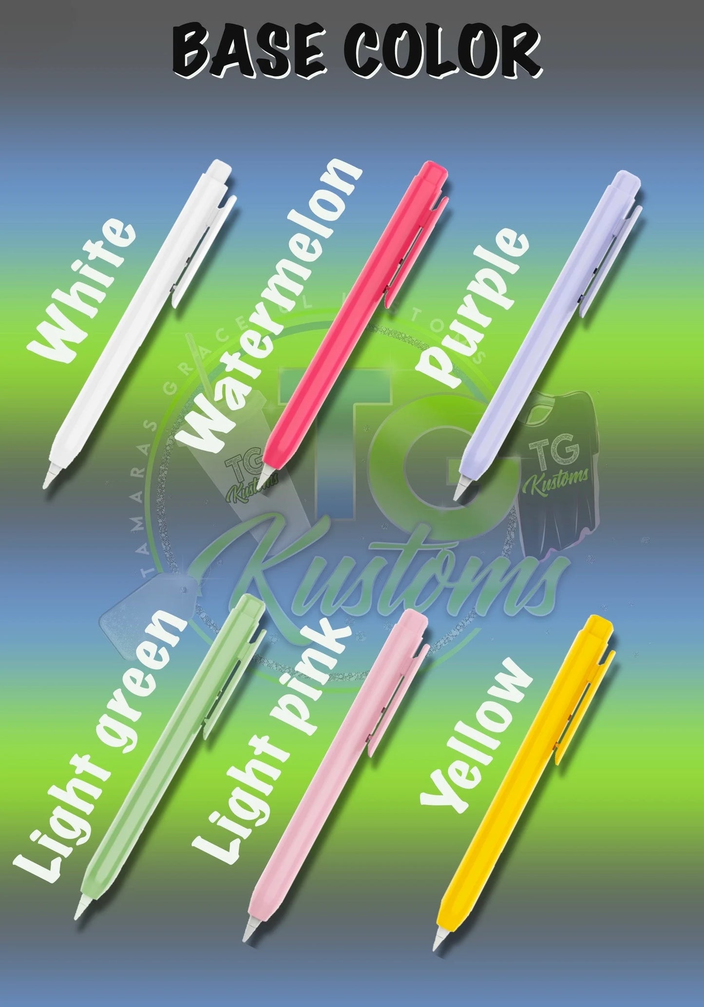 Custom Rhinestone Apple Pencil Holder – Retractable Case for 1st Generation